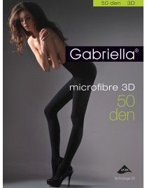 Microfibre 50 den 3D GABRIELLA mikrofibra 3D rajstopy