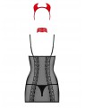 835-CST-1 diablica kostium z czerwonymi różkami Obsessive 3